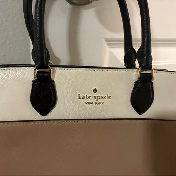 Kate Spade Black and Cream Satchel - Picture 2 of 8